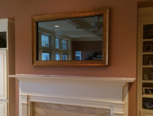 Custom Framed Mirror TV
