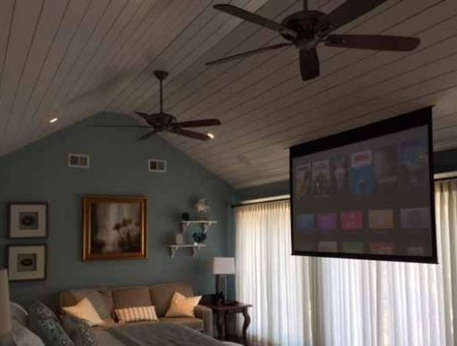 Drop Down Projection Screen