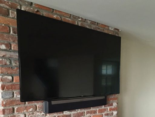 tv mounted to brick 2