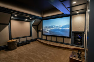 Renovated Home Theater Room