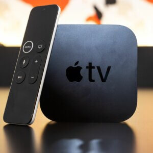 Apple Tv and Remote Image