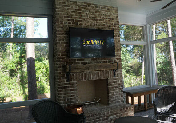 Outdoor SunBrite TV Installation in Palmetto Bluff